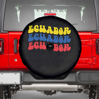 Retro Groovy Ecuador Spare Tire Cover Proud Ecuadorian Heritage