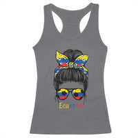 Ecuador Soccer Racerback Tank Top Chica Ecuatoriana Pride Game Day Gift