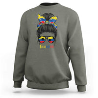 Ecuador Soccer Sweatshirt Chica Ecuatoriana Pride Game Day Gift