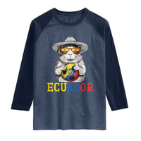 Funny Ecuador Guinea Pig Soccer Fan Raglan Shirt Cavy Lover Gift