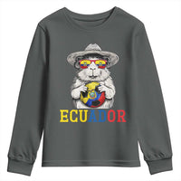 Funny Ecuador Guinea Pig Soccer Fan Youth Sweatshirt Cavy Lover Gift