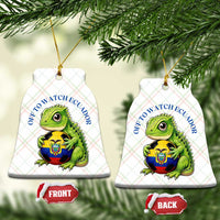 Off To Watch Ecuador Ceramic Ornament Funny Ecuador Iguana Soccer Fan Gift