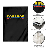Vintage Ecuador Roots Garden Flag Latin Heritage Pride Gift