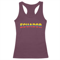 Vintage Ecuador Roots Racerback Tank Top Latin Heritage Pride Gift