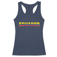 Vintage Ecuador Roots Racerback Tank Top Latin Heritage Pride Gift