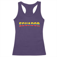 Vintage Ecuador Roots Racerback Tank Top Latin Heritage Pride Gift