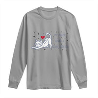 My Pussy Loves A Good Stretch Long Sleeve Shirt Adult Humor Cat Gift - Wonder Print Shop
