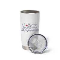 My Pussy Loves A Good Stretch Tumbler Cup Adult Humor Cat Gift