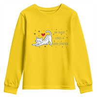 My Pussy Loves A Good Stretch Youth Sweatshirt Adult Humor Cat Gift - Wonder Print Shop