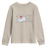 My Pussy Loves A Good Stretch Youth Sweatshirt Adult Humor Cat Gift - Wonder Print Shop