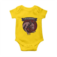Chupacabra Baby Onesie Gothic Horror Save The Cryptid Gift - Wonder Print Shop