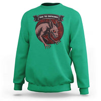 Chupacabra Sweatshirt Gothic Horror Save The Cryptid Gift - Wonder Print Shop