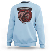 Chupacabra Sweatshirt Gothic Horror Save The Cryptid Gift - Wonder Print Shop