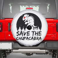 Chupacabra Spare Tire Cover Funny Cryptid Save The Goat Sucker Gift - Wonder Print Shop