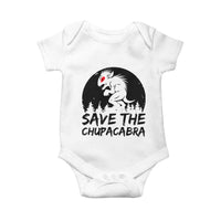 Chupacabra Baby Onesie Funny Cryptid Save The Goat Sucker Gift - Wonder Print Shop