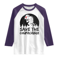 Chupacabra Raglan Shirt Funny Cryptid Save The Goat Sucker Gift - Wonder Print Shop
