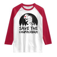 Chupacabra Raglan Shirt Funny Cryptid Save The Goat Sucker Gift - Wonder Print Shop