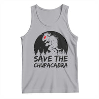 Chupacabra Tank Top Funny Cryptid Save The Goat Sucker Gift - Wonder Print Shop