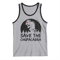 Chupacabra Tank Top Funny Cryptid Save The Goat Sucker Gift - Wonder Print Shop