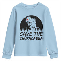 Chupacabra Youth Sweatshirt Funny Cryptid Save The Goat Sucker Gift - Wonder Print Shop