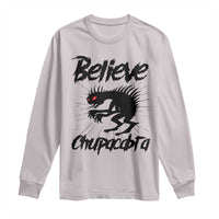 Urban Legends And Mystery Gift Long Sleeve Shirt Believe Chupacabra - Wonder Print Shop