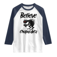 Urban Legends And Mystery Gift Raglan Shirt Believe Chupacabra - Wonder Print Shop