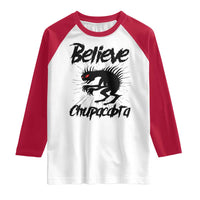 Urban Legends And Mystery Gift Raglan Shirt Believe Chupacabra - Wonder Print Shop