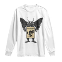 Mothman Missing Chupacabra Long Sleeve Shirt Funny Cryptid Gift - Wonder Print Shop