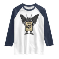 Mothman Missing Chupacabra Raglan Shirt Funny Cryptid Gift - Wonder Print Shop