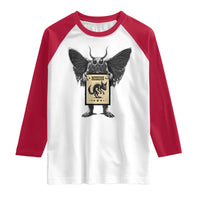 Mothman Missing Chupacabra Raglan Shirt Funny Cryptid Gift - Wonder Print Shop