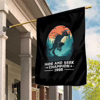 Chupacabra Garden Flag Gothic Humor Hide And Seek Champion Gift - Wonder Print Shop