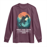 Chupacabra Long Sleeve Shirt Gothic Humor Hide And Seek Champion Gift - Wonder Print Shop