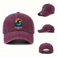 Chupacabra Washed Cotton Baseball Cap Gothic Humor Hide And Seek Champion Gift