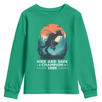 Chupacabra Youth Sweatshirt Gothic Humor Hide And Seek Champion Gift - Wonder Print Shop