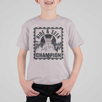 Chupacabra Hide And Seek Champion Since 1995 T Shirt For Kid Cryptid Gift - Wonder Print Shop