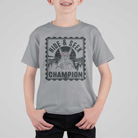Chupacabra Hide And Seek Champion Since 1995 T Shirt For Kid Cryptid Gift - Wonder Print Shop