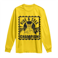 Chupacabra Hide And Seek Champion Since 1995 Long Sleeve Shirt Cryptid Gift - Wonder Print Shop