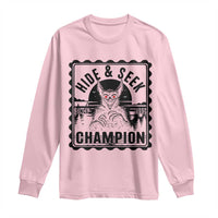 Chupacabra Hide And Seek Champion Since 1995 Long Sleeve Shirt Cryptid Gift - Wonder Print Shop