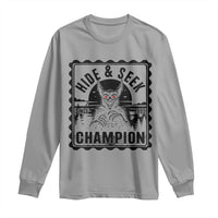 Chupacabra Hide And Seek Champion Since 1995 Long Sleeve Shirt Cryptid Gift - Wonder Print Shop