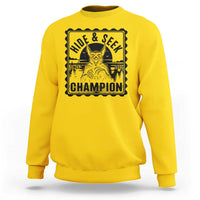Chupacabra Hide And Seek Champion Since 1995 Sweatshirt Cryptid Gift - Wonder Print Shop