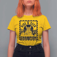 Chupacabra Hide And Seek Champion Since 1995 T Shirt For Women Cryptid Gift - Wonder Print Shop
