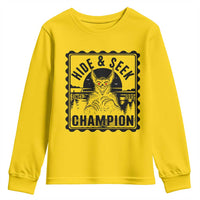 Chupacabra Hide And Seek Champion Since 1995 Youth Sweatshirt Cryptid Gift - Wonder Print Shop