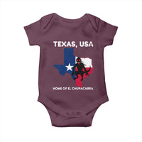 Chupacabra Texas Baby Onesie Home Of El Chupacabra Gothic Horror Gift - Wonder Print Shop