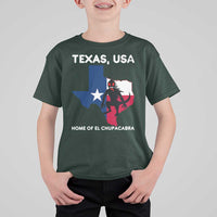 Chupacabra Texas T Shirt For Kid Home Of El Chupacabra Gothic Horror Gift - Wonder Print Shop