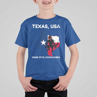 Chupacabra Texas T Shirt For Kid Home Of El Chupacabra Gothic Horror Gift - Wonder Print Shop