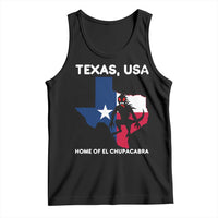 Chupacabra Texas Tank Top Home Of El Chupacabra Gothic Horror Gift - Wonder Print Shop
