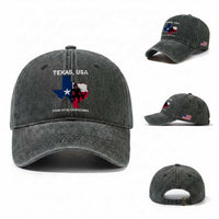 Chupacabra Texas Washed Cotton Baseball Cap Home Of El Chupacabra Gothic Horror Gift