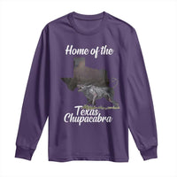 Chupacabra Long Sleeve Shirt Home Of The Texas Gothic Folklore Gift - Wonder Print Shop