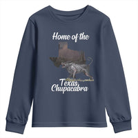 Chupacabra Youth Sweatshirt Home Of The Texas Gothic Folklore Gift - Wonder Print Shop