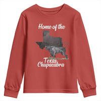 Chupacabra Youth Sweatshirt Home Of The Texas Gothic Folklore Gift - Wonder Print Shop